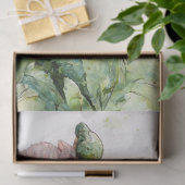 Papier Mousseline Pépites Roses, Aquarelle Florale Délicate (Cadeau)