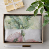 Papier Mousseline Pépites Roses, Aquarelle Florale Délicate (Cadeau)