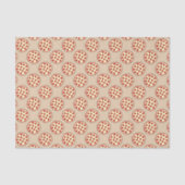 Papier Mousseline Pepperoni pizza fun patternparty papier tissu (Recto)