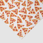 Papier Mousseline Pepperoni Pizza Slices amusant fou (Détail)