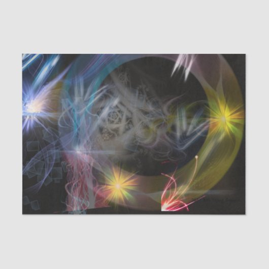 Papier Mousseline Perdu dans l'espace (Recto)