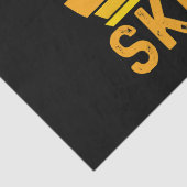 Papier Mousseline père de ski (Détail)