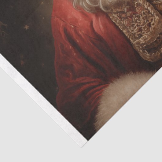 Papier Mousseline Père Noël (Détail)