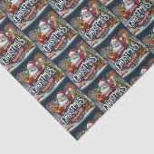 Papier Mousseline Père Noël (Détail)