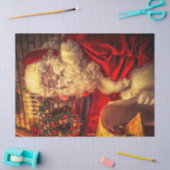 Papier Mousseline Père Noël 4 (Artisanat)