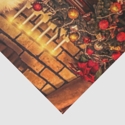 Papier Mousseline Père Noël 4 (Détail)