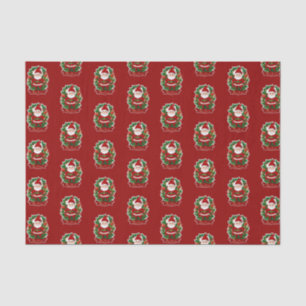 Papier Mousseline Père Noël à tannenzweigen