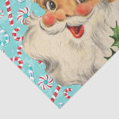 Papier Mousseline Père Noël avec des menthes poivrées (Détail)