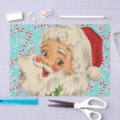 Papier Mousseline Père Noël avec des menthes poivrées (Artisanat)