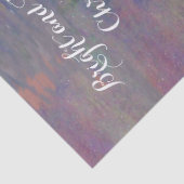 PAPIER MOUSSELINE PÈRE NOËL AVEC ENFANT DANS LA NEIGE D'HIVER (Détail)