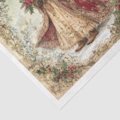 Papier Mousseline Père Noël Carrés de Noël (Détail)