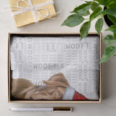 Papier Mousseline Père Noël Chesapeake Bay Chien Festif Noël (Cadeau)