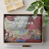 Papier Mousseline Père Noël Classique - Vérifier Deux Fois L'Oeuvre (Cadeau)