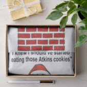 Papier Mousseline Père Noël Coincée Dans Un Papier Tissu Chimney (Cadeau)