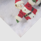 Papier Mousseline Père Noël construit un papier de tissus pour moton (Détail)