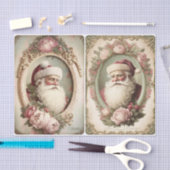 Papier Mousseline Père Noël de Noël victorienne (Artisanat)