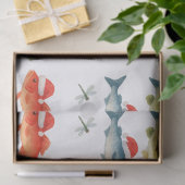 Papier Mousseline Père Noël de poisson pendant les vacances de Noël (Cadeau)