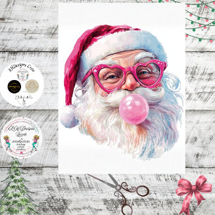 Papier Mousseline Père Noël découpage Fêtes Sassy Bulles de Bubble-g