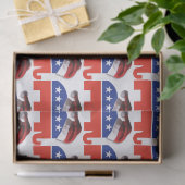 Papier Mousseline Père Noël Eléphant Républicain (Cadeau)