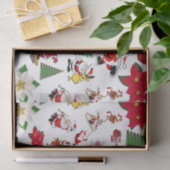 Papier Mousseline Père Noël et amis (Cadeau)