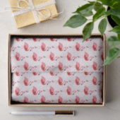 Papier Mousseline Père Noël Flamant rose rose Noël Motif de Noël (Cadeau)