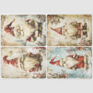 Papier Mousseline Père Noël Gnomes