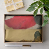 Papier Mousseline Père Noël grimpe l'arbre de Noël Découpage papier (Cadeau)