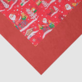 Papier Mousseline Père Noël Land (Détail)