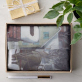 Papier Mousseline Père Noël Livres à Noël, (Cadeau)