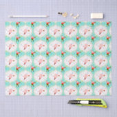 Papier Mousseline Père Noël Noël Pickleball Ogee Motif (Artisanat)