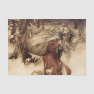 Papier Mousseline "Père Noël" par Arthur Rackham