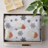 Papier Mousseline Père Noël Père Noël Illustration de neige (Cadeau)