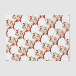 Papier Mousseline Père Noël rétro