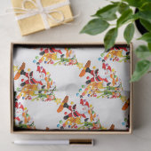 Papier Mousseline Père Noël, Rudolph, Snowman et Elf (Cadeau)