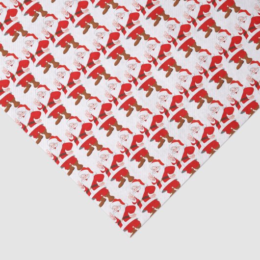 Papier Mousseline Père Noël Tissue Paper (Détail)