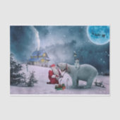 Papier Mousseline Père Noël Tissue Paper (Recto)