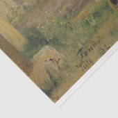 Papier Mousseline Pergola Avec Raisins À Vins (Paysage Vignoble) (Détail)