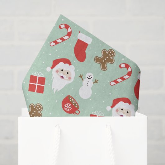 Papier Mousseline Période de Noël (Sac cadeau)