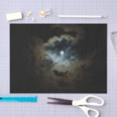 Papier Mousseline perle de minuit (Artisanat)