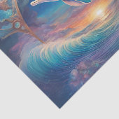 Papier Mousseline Perle Essence Dauphin Découpage Tissu (Détail)