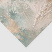 Papier Mousseline Perle sarcelle ange (Détail)