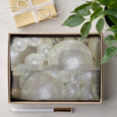 Papier Mousseline Perles Avec Design Or (Cadeau)