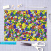 Papier Mousseline Perles d'allocation de visage Joyeuses primaires (Artisanat)