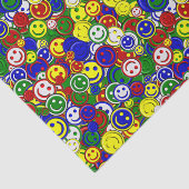 Papier Mousseline Perles d'allocation de visage Joyeuses primaires (Détail)