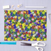 Papier Mousseline Perles d'allocation de visage Joyeuses primaires (Artisanat)