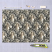 Papier Mousseline Perles dorées (Artisanat)