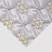 Papier Mousseline Perles & Satin (Détail)