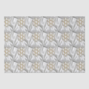 Papier Mousseline Perles & Satin