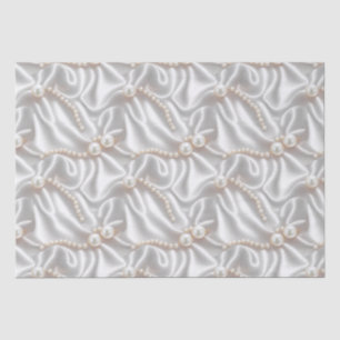 Papier Mousseline Perles & Satin