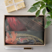 Papier Mousseline Perroquet de corail de pirate de découpage (Cadeau)